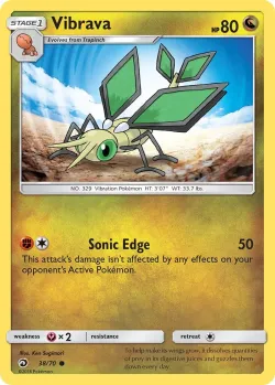 Vibrava #38/70 · Pokémon