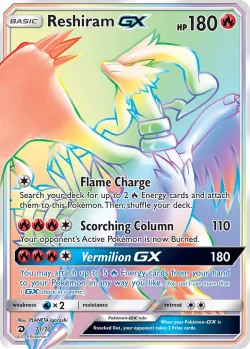 Reshiram-GX 「DRM 71/70」「EN」
