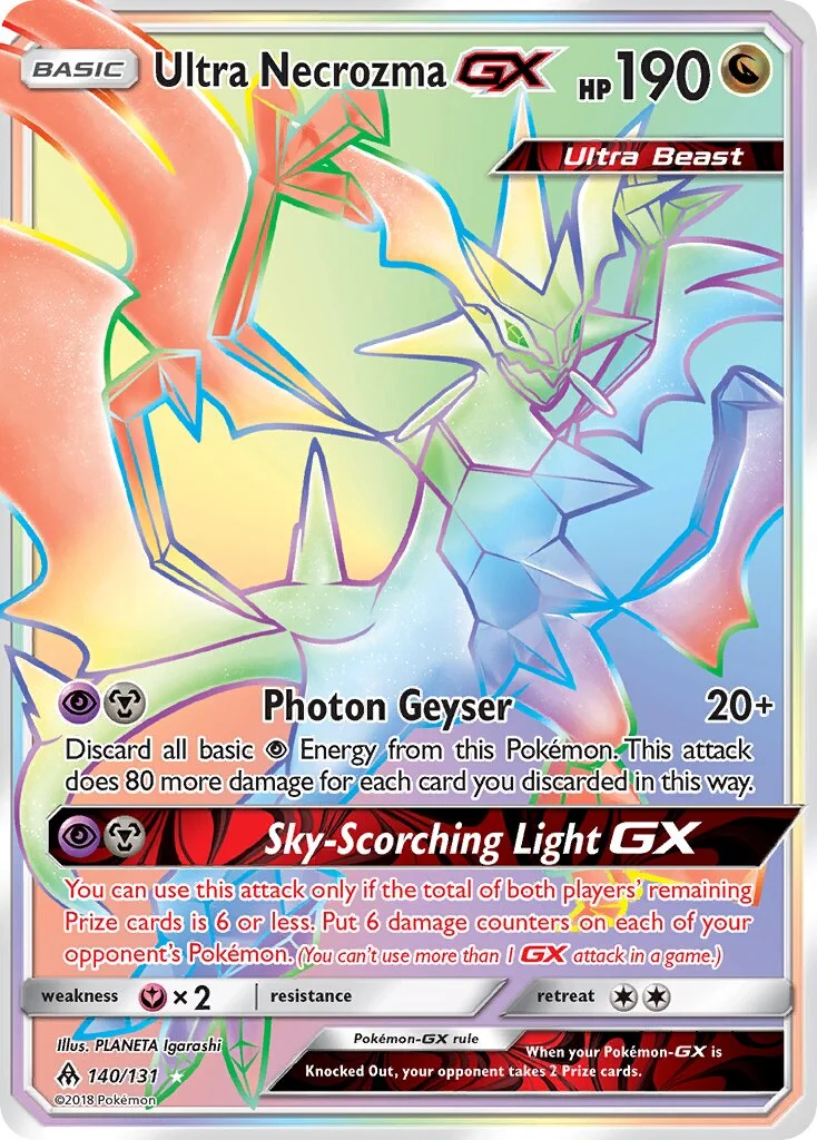 Ultra Necrozma-GX 「FLI 140/131」「EN」