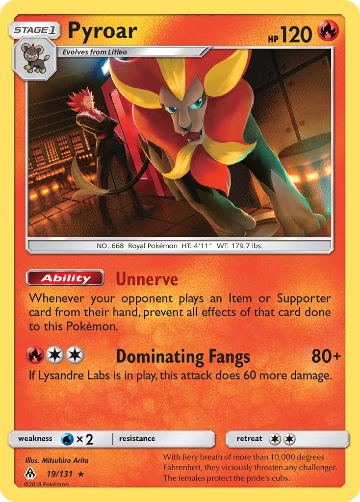Pyroar 「FLI 19/131」「EN」
