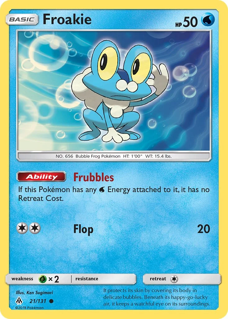 Froakie 「FLI 21/131」「EN」