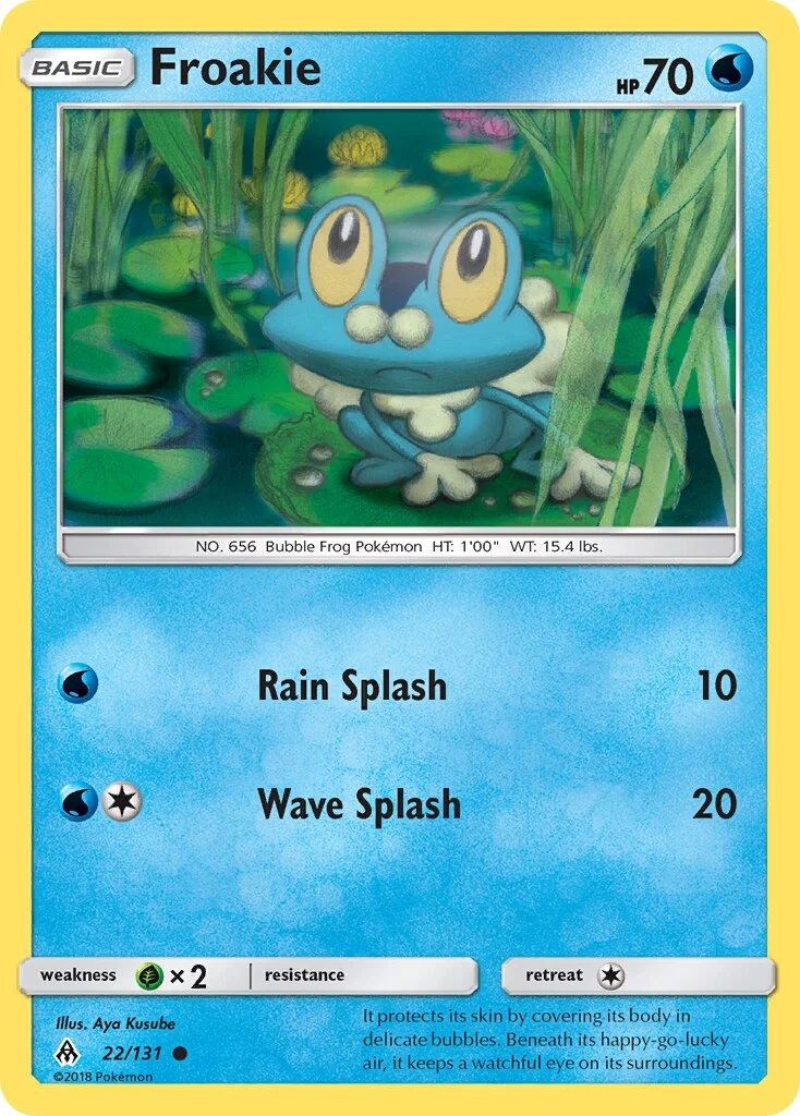 Froakie 「FLI 22/131」「EN」