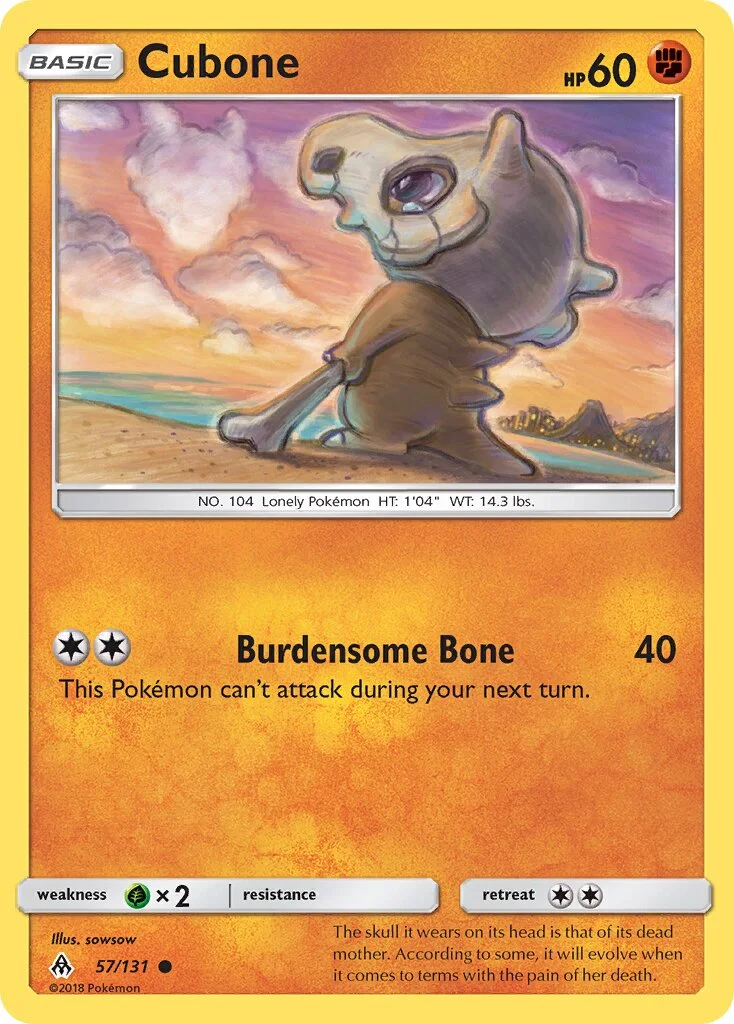 Cubone 「FLI 57/131」「EN」