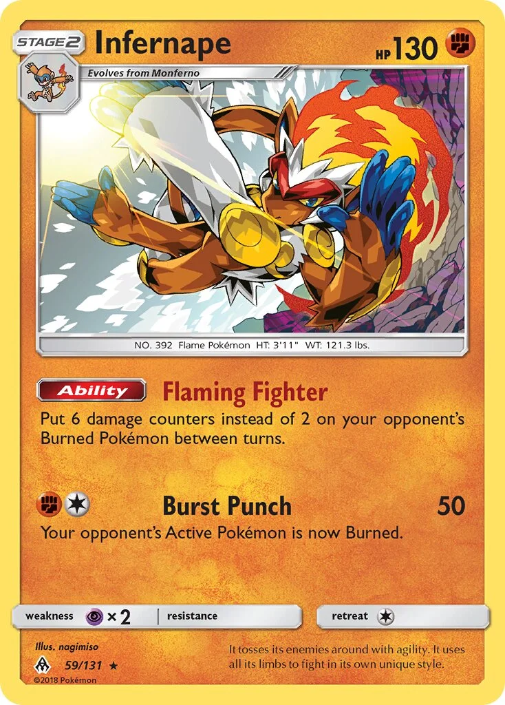 Infernape 「FLI 59/131」「EN」