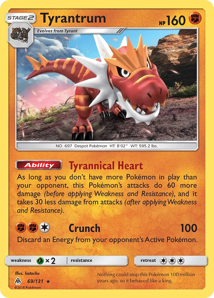 Tyrantrum 「FLI 69/131」「EN」