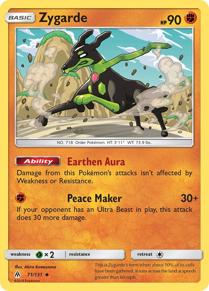 Zygarde 「FLI 71/131」「EN」