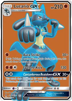 Lucario-GX #122/131 · Pokémon