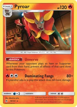 Pyroar #19/131 · Pokémon