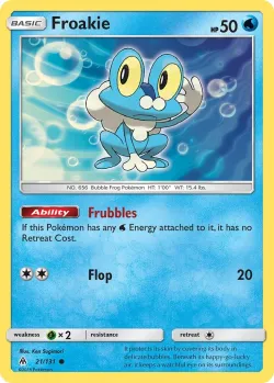 Froakie #21/131 · Pokémon