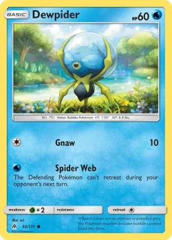 Dewpider #32/131 · Pokémon