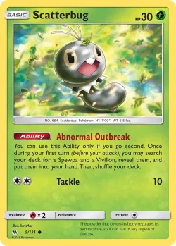 Scatterbug #5/131 · Pokémon