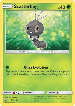 Scatterbug #6/131 · Pokémon