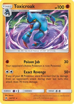Toxicroak #64/131 · Pokémon
