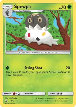 Spewpa #7/131 · Pokémon