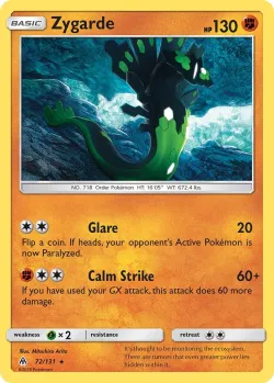 Zygarde #72/131 · Pokémon