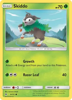 Skiddo #9/131 · Pokémon