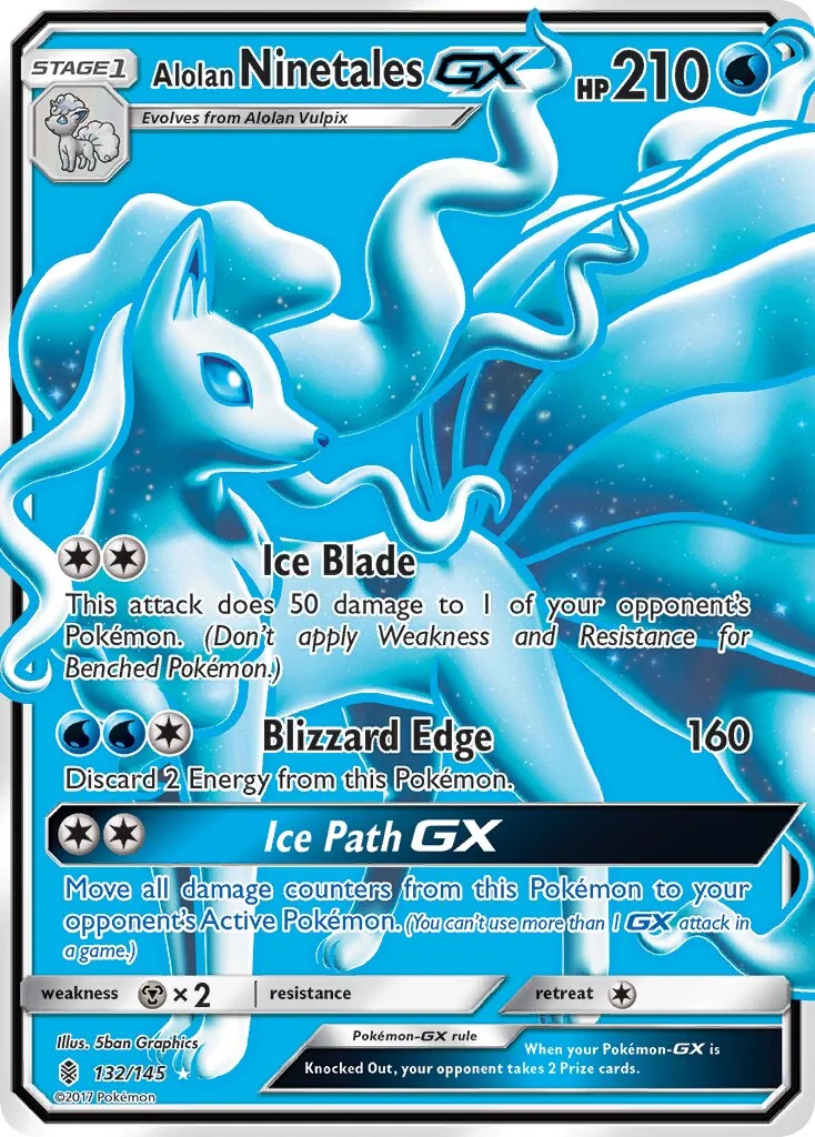 Alolan Ninetales-GX 「GRI 132/145」「EN」