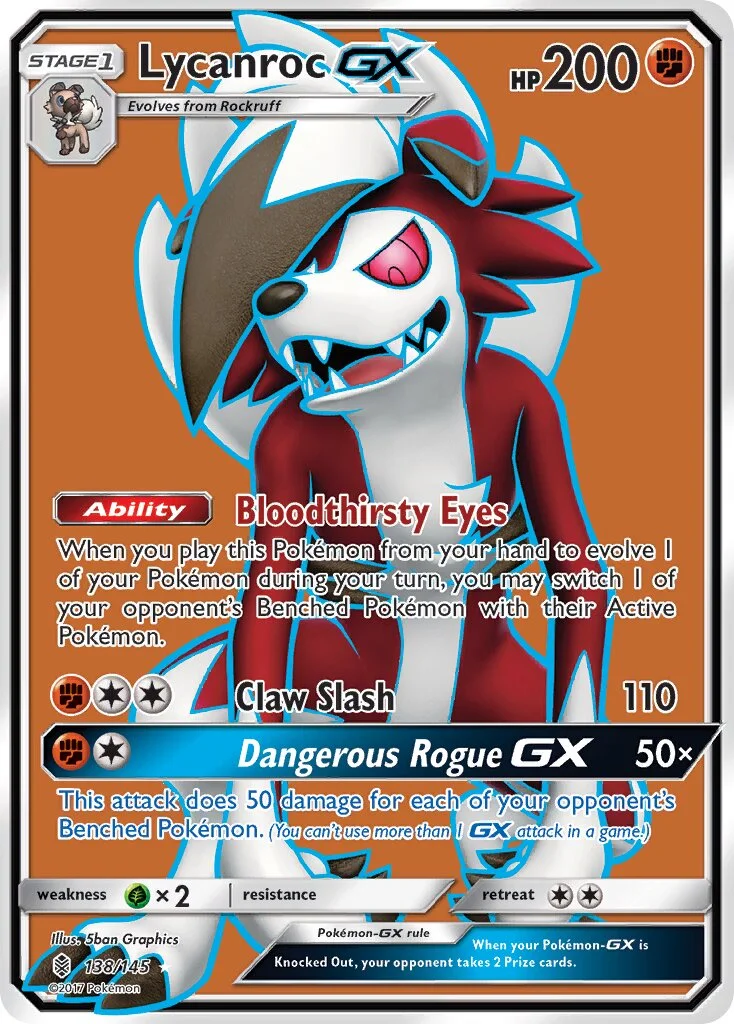 Lycanroc-GX 「GRI 138/145」「EN」