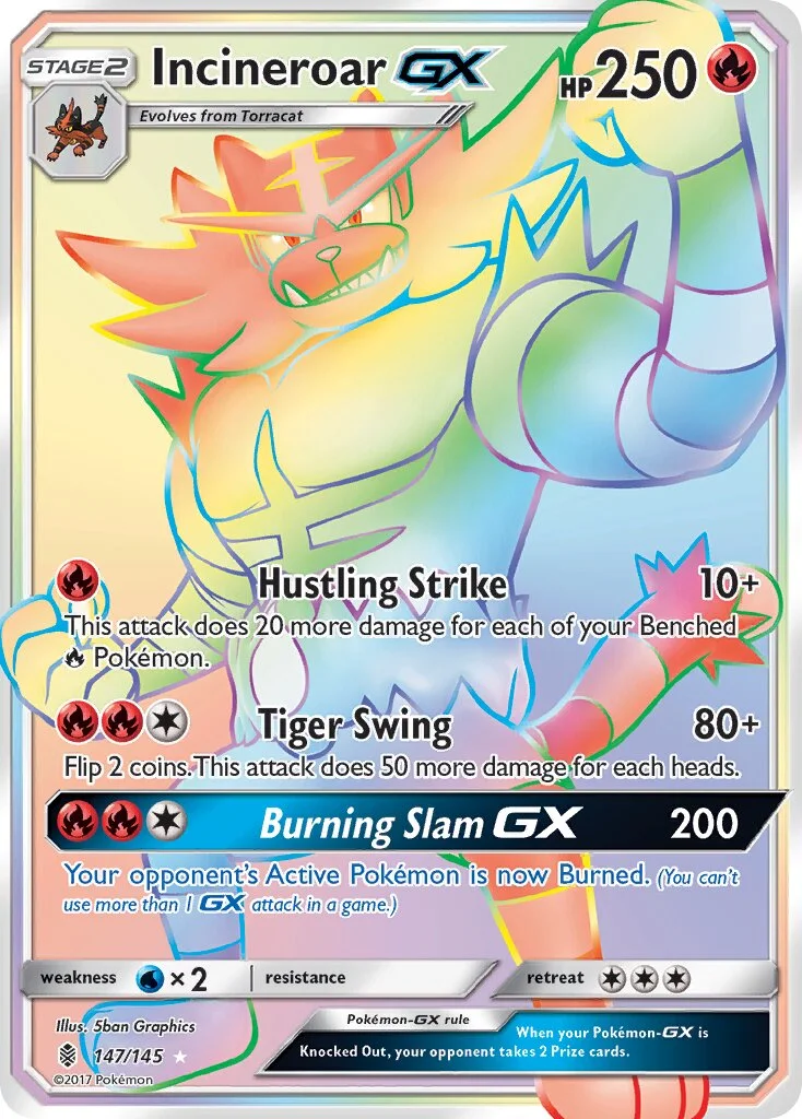 Incineroar-GX 「GRI 147/145」「EN」