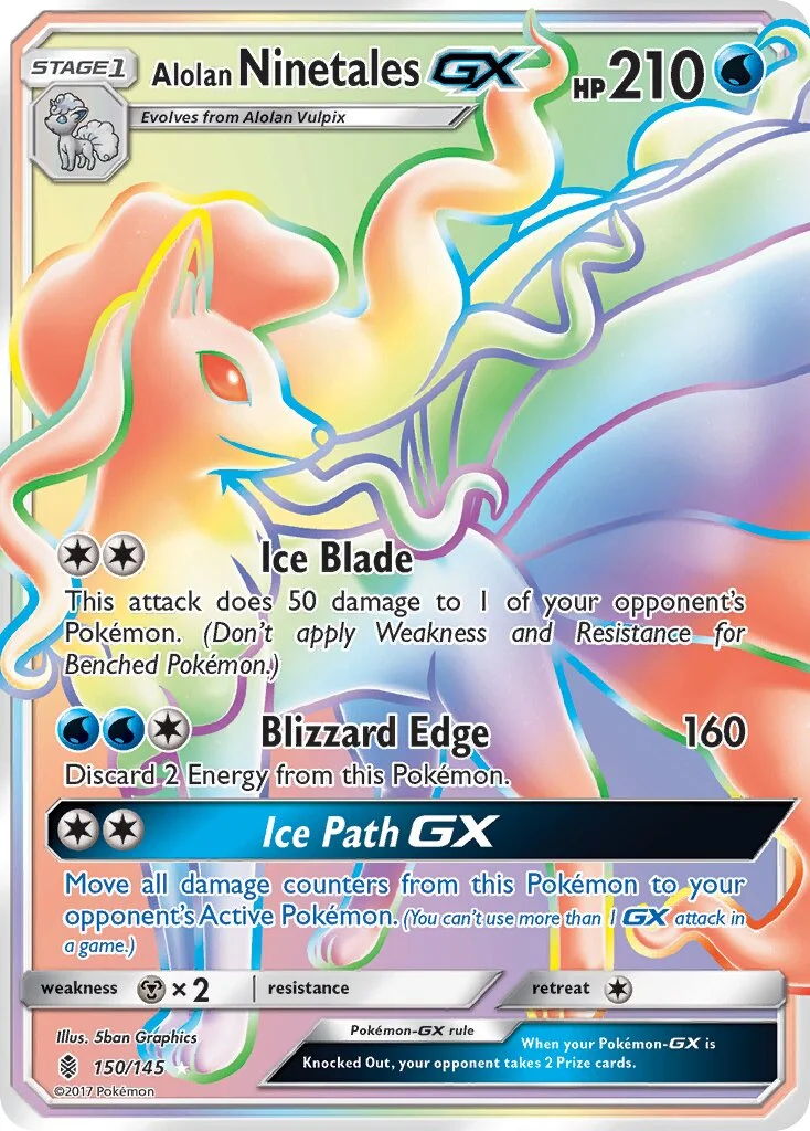 Alolan Ninetales-GX 「GRI 150/145」「EN」