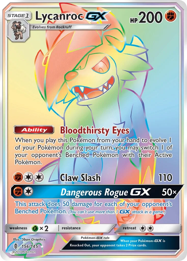 Lycanroc-GX 「GRI 156/145」「EN」