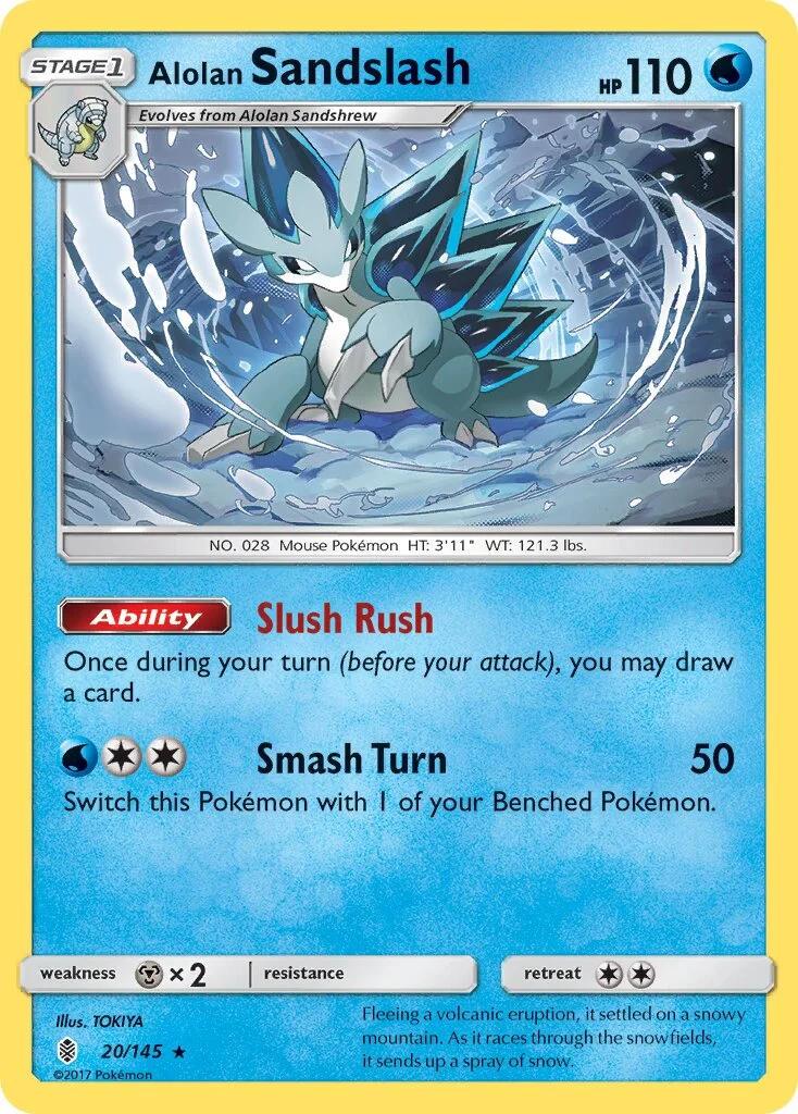 Alolan Sandslash 「GRI 20/145」「EN」