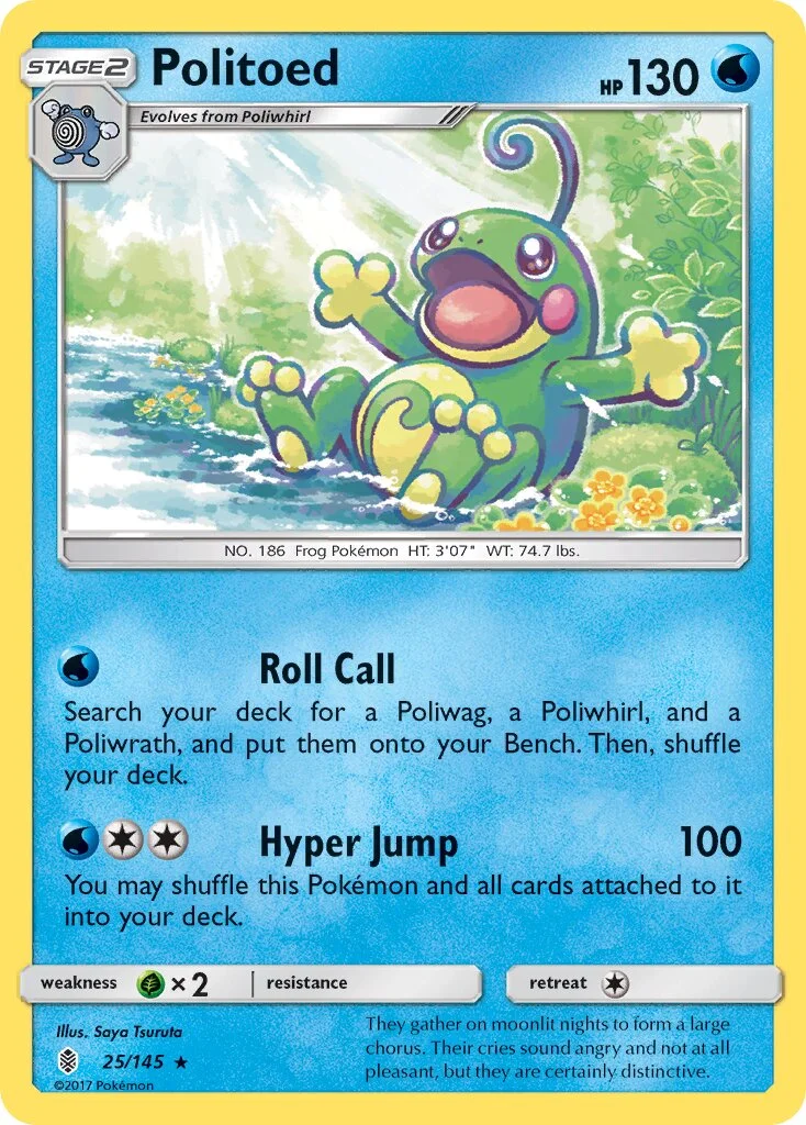 Politoed 「GRI 25/145」「EN」