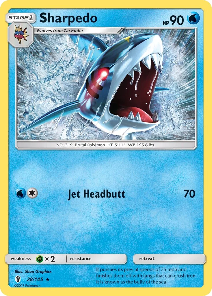 Sharpedo 「GRI 28/145」「EN」