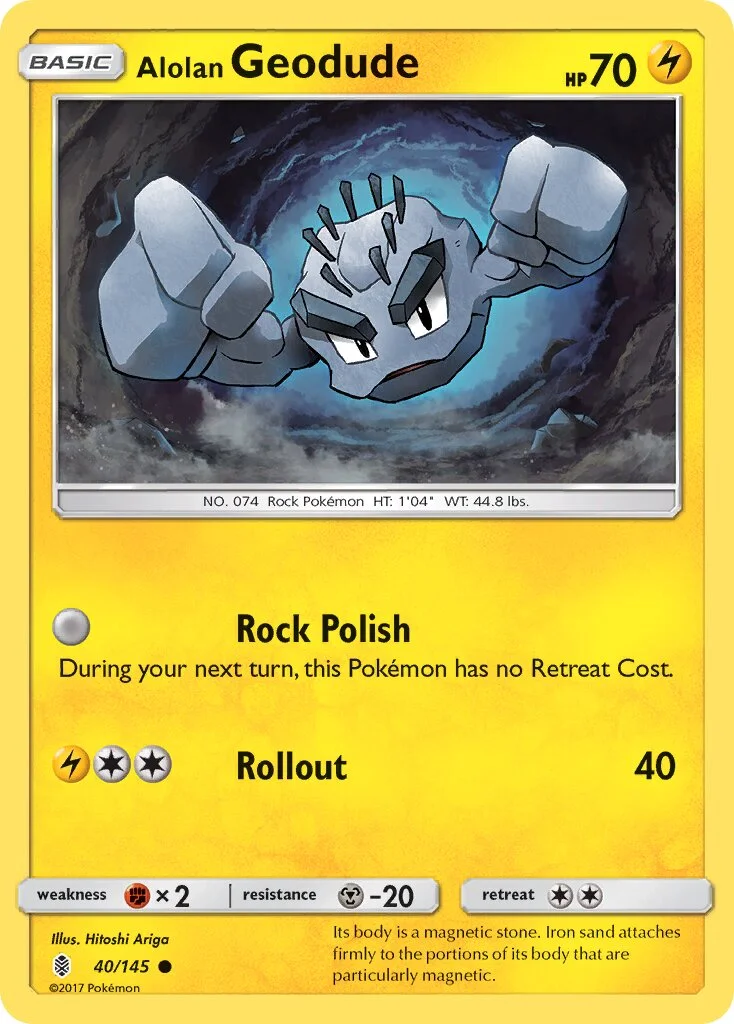 Alolan Geodude 「GRI 40/145」「EN」