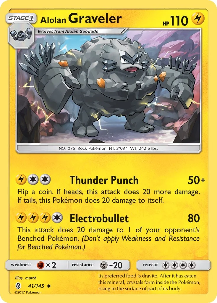 Alolan Graveler 「GRI 41/145」「EN」