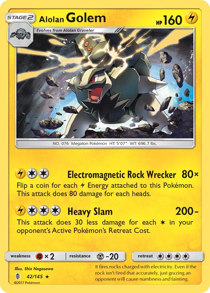 Alolan Golem 「GRI 42/145」「EN」