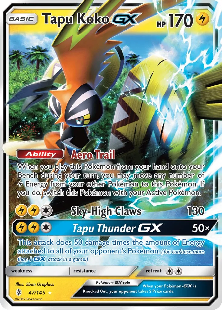 Tapu Koko-GX 「GRI 47/145」「EN」