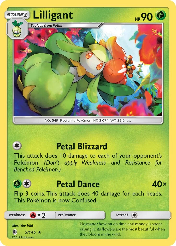 Lilligant 「GRI 5/145」「EN」