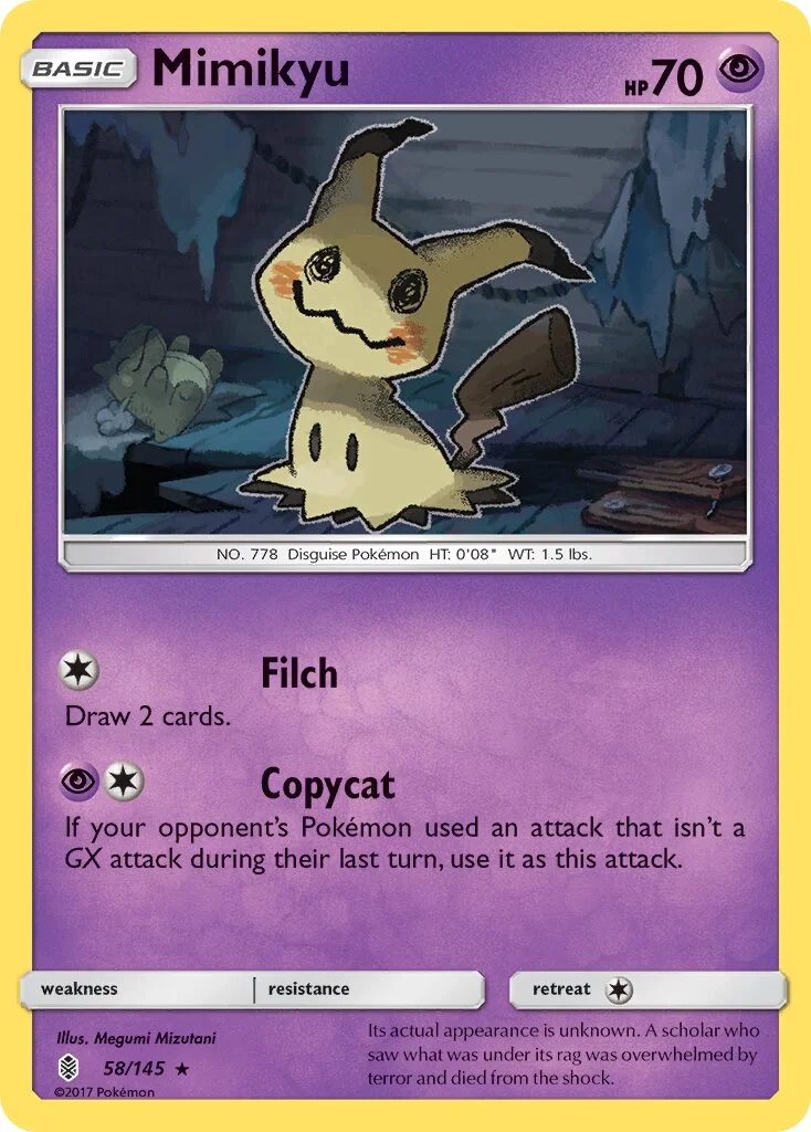 Mimikyu 「GRI 58/145」「EN」