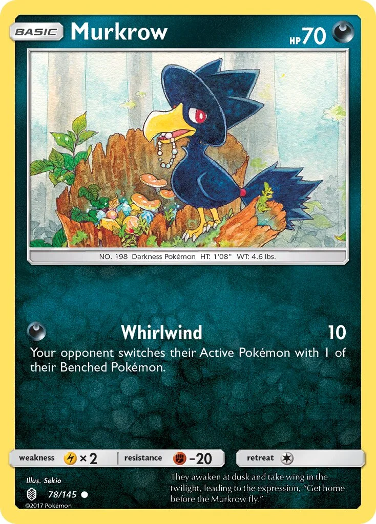 Murkrow 「GRI 78/145」「EN」