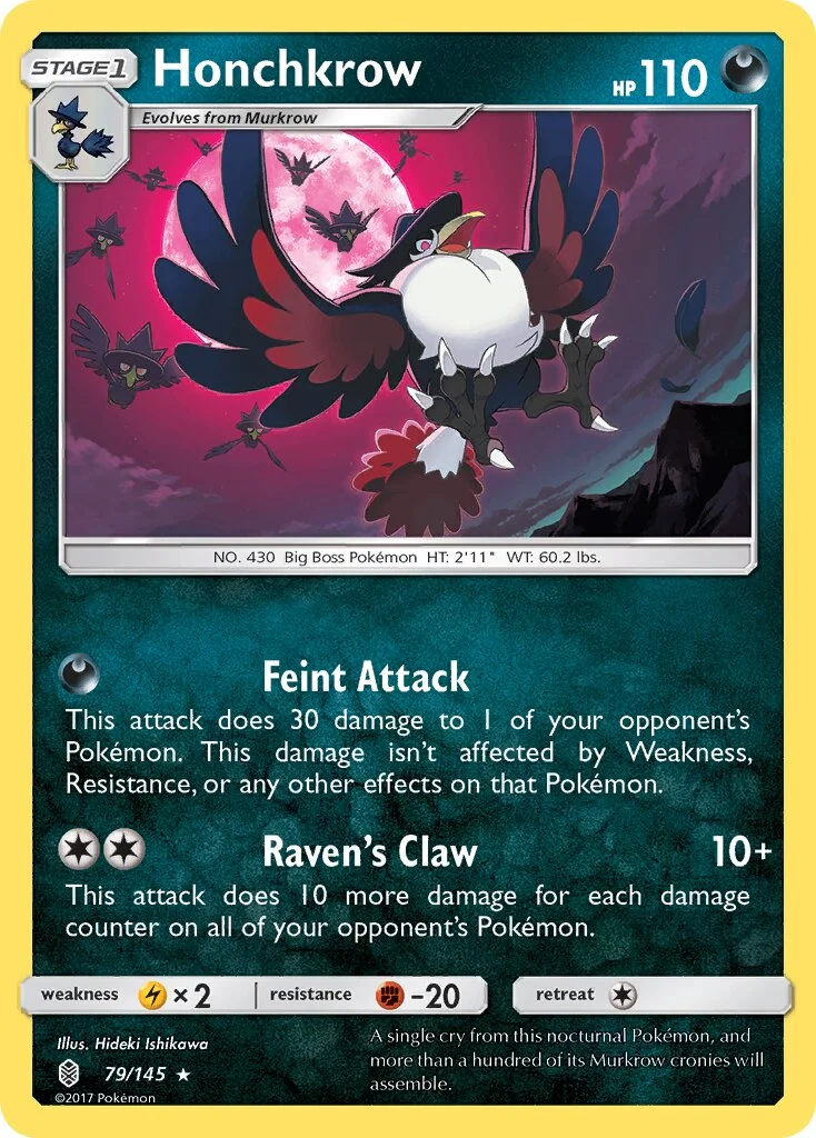 Honchkrow 「GRI 79/145」「EN」