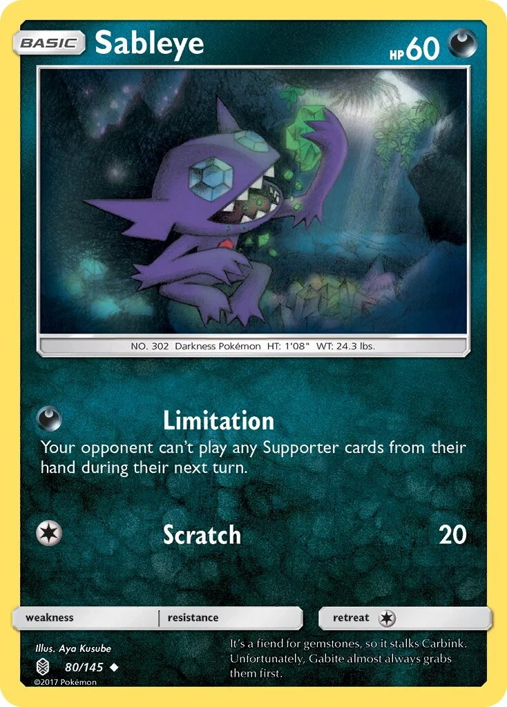 Sableye 「GRI 80/145」「EN」