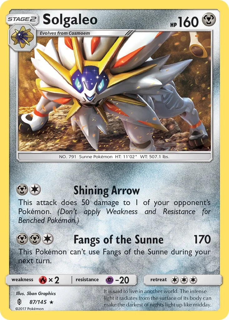 Solgaleo 「GRI 87/145」「EN」