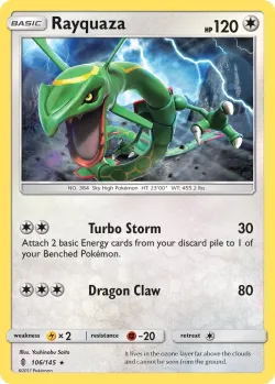 Rayquaza #106/145 · Pokémon