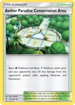 Aether Paradise Conservation Area #116/145 · Pokémon