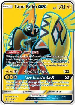 Tapu Koko-GX #135/145 · Pokémon