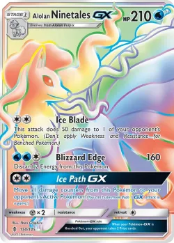 Alolan Ninetales-GX 「GRI 150/145」「EN」
