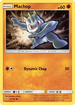 Machop #63/145 · Pokémon