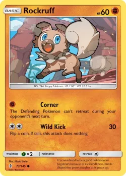 Rockruff #73/145 · Pokémon