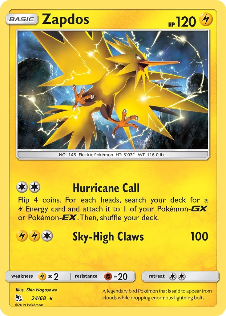 Zapdos 「HIF 24/68」「EN」