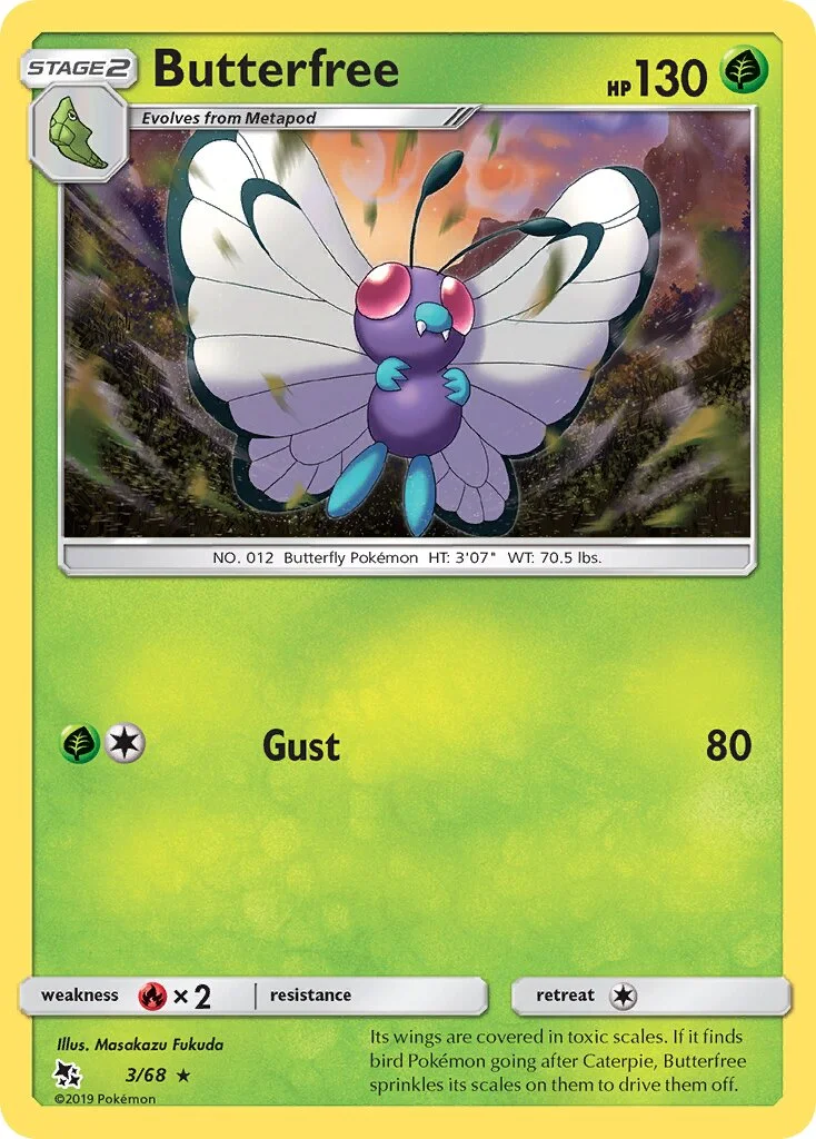 Butterfree 「HIF 3/68」「EN」