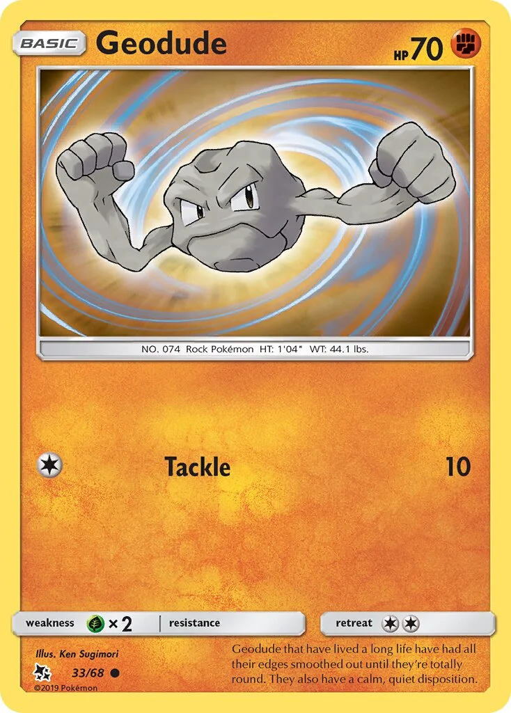 Geodude 「HIF 33/68」「EN」