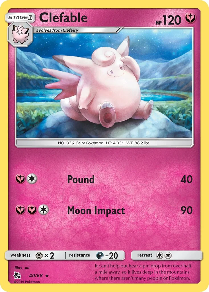 Clefable 「HIF 40/68」「EN」