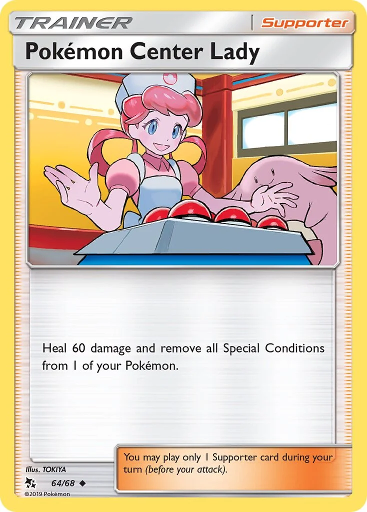Pokémon Center Lady 「HIF 64/68」「EN」