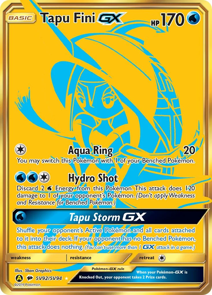 Tapu Fini-GX 「HIF SV92/SV94」「EN」